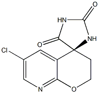 [4S]-6-Chloro-2,3-dihydrospiro[4H-pyrano[2,3-b]pyridine-4,4'-imidazolidine]-2',5'-dione|