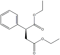 [S,(+)]-Phenylsuccinic acid diethyl ester Struktur