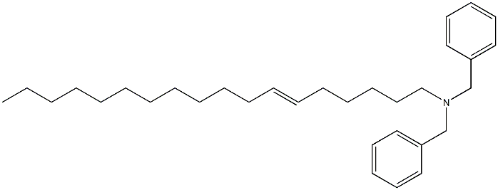 (6-Octadecenyl)dibenzylamine 结构式