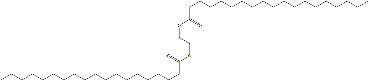 Dinonadecanoic acid 1,2-ethanediyl ester Struktur