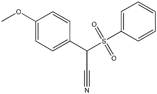  2-(4-Methoxyphenyl)-2-phenylsulfonylacetonitrile