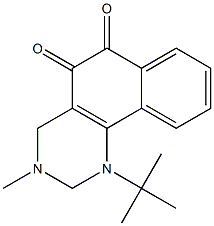 1-tert-Butyl-3-methyl-1,2,3,4-tetrahydrobenzo[h]quinazoline-5,6-dione|