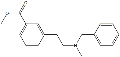 3-[2-[Benzyl(methyl)amino]ethyl]benzoic acid methyl ester|