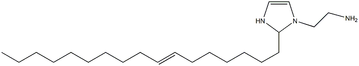 1-(2-Aminoethyl)-2-(7-heptadecenyl)-4-imidazoline,,结构式