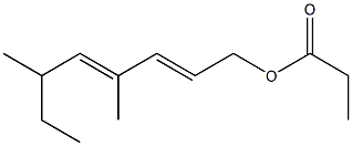 Propionic acid 4,6-dimethyl-2,4-octadienyl ester