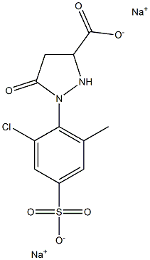 1-(2-Chloro-6-methyl-4-sulfophenyl)-5-oxo-3-pyrazolidinecarboxylic acid disodium salt