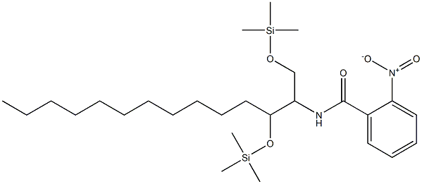 N-[1,3-Bis(trimethylsilyloxy)tetradecan-2-yl]-2-nitrobenzamide Structure