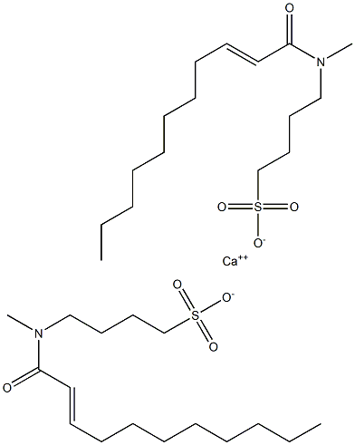 Bis[4-[N-(2-undecenoyl)-N-methylamino]-1-butanesulfonic acid]calcium salt|