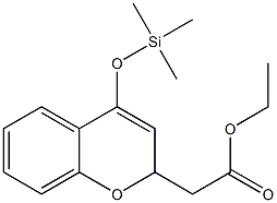  4-(Trimethylsilyloxy)-2H-1-benzopyran-2-acetic acid ethyl ester