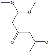 6,6-Dimethoxyhexane-2,4-dione Struktur