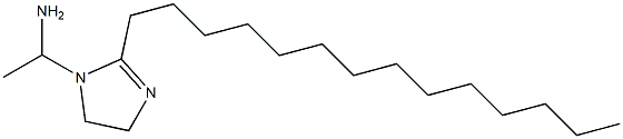 1-(1-Aminoethyl)-2-tetradecyl-2-imidazoline Struktur