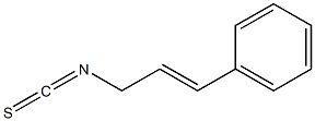 3-Phenyl-2-propenyl isothiocyanate Struktur