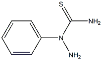 2-Phenylthiosemicarbazide Struktur