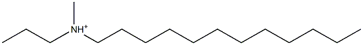 Dodecylmethylpropylaminium Structure