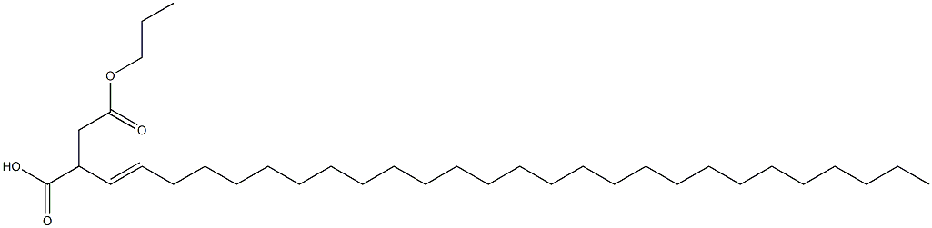 2-(1-Heptacosenyl)succinic acid 1-hydrogen 4-propyl ester 结构式