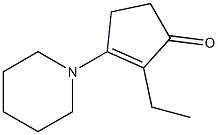 2-Ethyl-3-piperidino-2-cyclopenten-1-one|