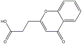 3-(4-Oxo-4H-1-benzopyran-2-yl)propionic acid Structure