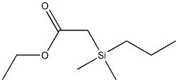 2-[Dimethyl(propyl)silyl]acetic acid ethyl ester