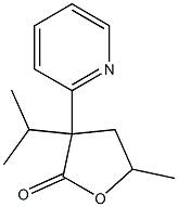 4,5-Dihydro-3-isopropyl-5-methyl-3-(2-pyridinyl)-2(3H)-furanone|