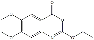 2-Ethoxy-6,7-dimethoxy-4H-3,1-benzoxazin-4-one Structure