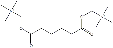 N,N'-[Adipoylbis(oxymethylene)]bis(N,N-dimethylmethanaminium) Structure