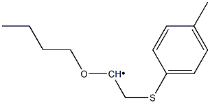 2-[(4-Methylphenyl)thio]-1-butoxyethyl radical