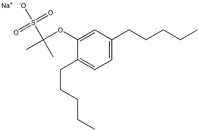 2-(2,5-Dipentylphenoxy)propane-2-sulfonic acid sodium salt