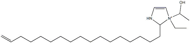 1-Ethyl-2-(16-heptadecenyl)-1-(1-hydroxyethyl)-4-imidazoline-1-ium|