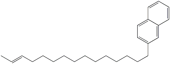 2-(13-Pentadecenyl)naphthalene,,结构式