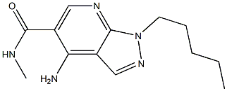 1-Pentyl-4-amino-N-methyl-1H-pyrazolo[3,4-b]pyridine-5-carboxamide
