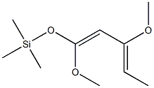 1,3-Dimethoxy-1-(trimethylsiloxy)-1,3-pentadiene Struktur