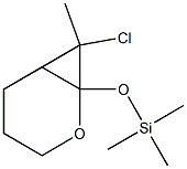 7-Chloro-7-methyl-1-(trimethylsilyloxy)-2-oxabicyclo[4.1.0]heptane Structure