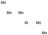 Pentamanganese aluminum Struktur