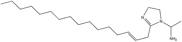 1-(1-アミノエチル)-2-(2-ヘキサデセニル)-2-イミダゾリン 化学構造式