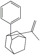 2-フェニル-2-(1-メチルビニル)アダマンタン 化学構造式
