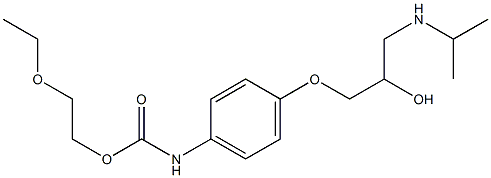  [4-[2-Hydroxy-3-(isopropylamino)propoxy]phenyl]carbamic acid 2-ethoxyethyl ester