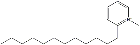 1-メチル-2-ドデシルピリジニウム 化学構造式