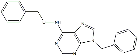 6-[(Benzyloxy)amino]-9-benzyl-9H-purine Structure