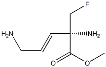 (S)-2,5-Diamino-2-(fluoromethyl)-3-pentenoic acid methyl ester Structure