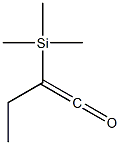 エチル(トリメチルシリル)ケテン 化学構造式