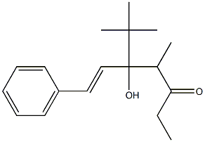 5-tert-Butyl-5-hydroxy-4-methyl-7-phenyl-6-hepten-3-one Structure