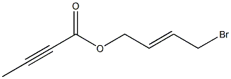 2-Butynoic acid (2E)-4-bromo-2-butenyl ester Structure