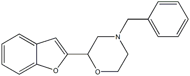 2-(Benzofuran-2-yl)-4-benzylmorpholine Structure