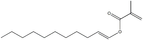 メタクリル酸(1-ウンデセニル) 化学構造式