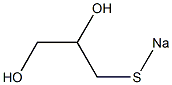 3-Sodiothio-1,2-propanediol Struktur