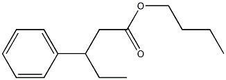 3-Phenylpentanoic acid butyl ester Structure