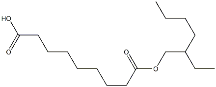 Azelaic acid hydrogen 1-(2-ethylhexyl) ester,,结构式