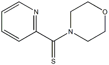 2-Morpholinocarbonothioylpyridine,,结构式