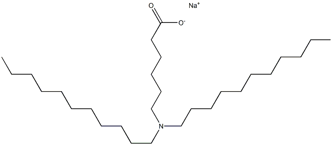 6-(Diundecylamino)hexanoic acid sodium salt 结构式