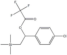  Trifluoroacetic acid [1-(4-chlorophenyl)-2-(trimethylsilyl)ethyl] ester